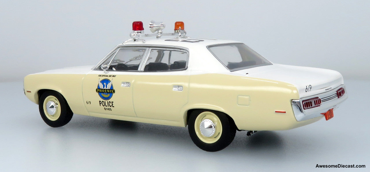 1972 AMC Matador Police Car: Phoenix Police Department 1:43 Diecast Model Car by Iconic Replicas