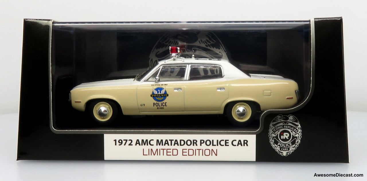 1972 AMC Matador Police Car: Phoenix Police Department 1:43