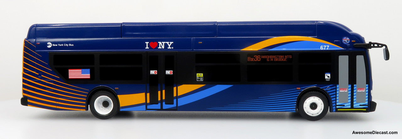 Tony Francis Cardassius 状態B + NFI Xcelsior XN40 Transit Bus: MTA New York City — Bus Bank 1:43