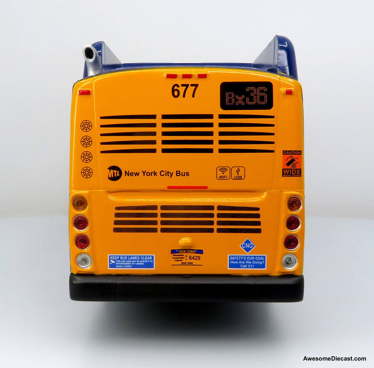 Tony Francis Cardassius 状態B + NFI Xcelsior XN40 Transit Bus: MTA New York City — Bus Bank 1:43
