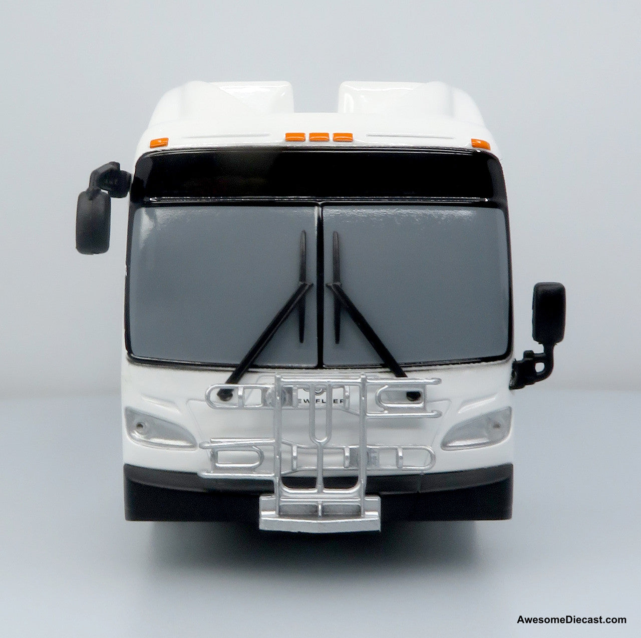 NFI Xcelsior XN40 Transit Bus: Blank White 1:43 ABS Plastic Bus Model by Iconic Replicas