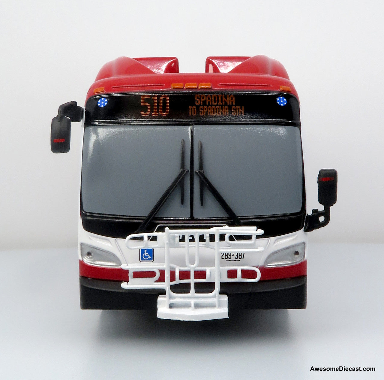 NFI Xcelsior XN40 Transit Bus: TTC – Toronto Transit Commission — 1:43 ABS Plastic Bus Model by Iconic Replicas
