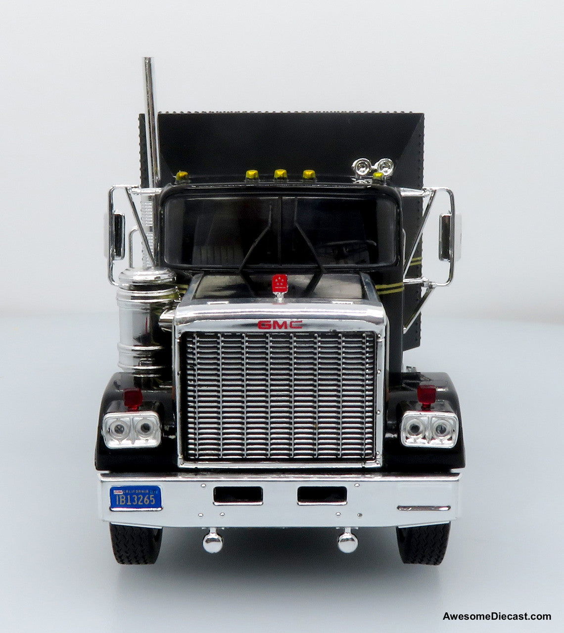 1980 GMC General Tractor w/ Trailer & 1982 Pontiac Firebird Trans Am: Knight Set 1:43 Diecast/ABS Plastic Model Truck & Car by Iconic Replicas