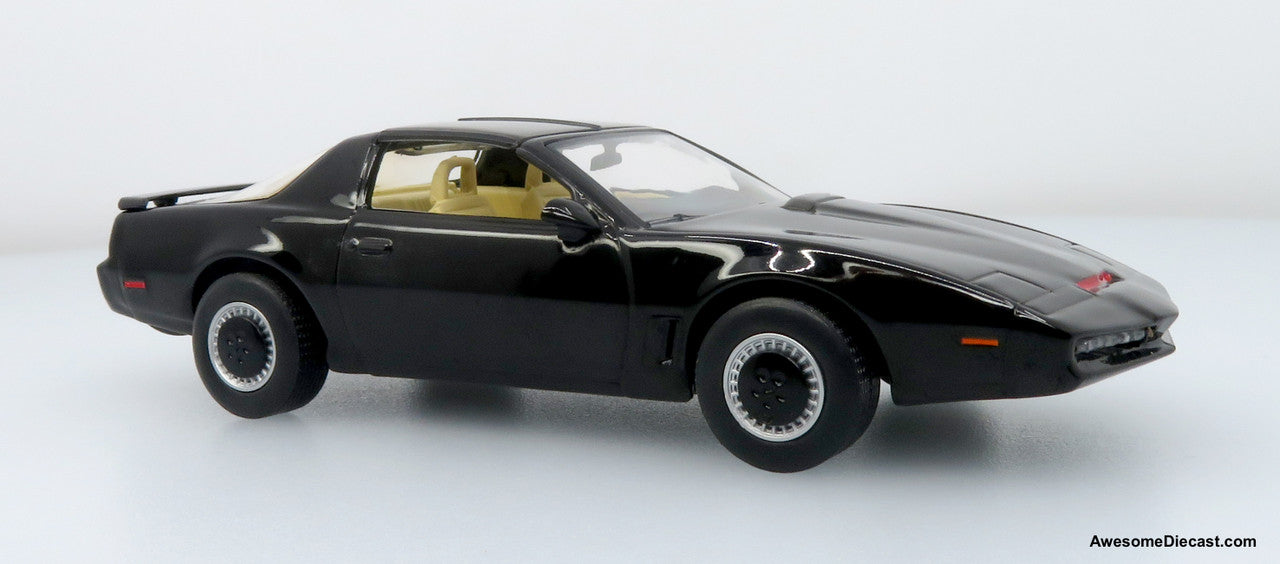 1980 GMC General Tractor w/ Trailer & 1982 Pontiac Firebird Trans Am: Knight Set 1:43 Diecast/ABS Plastic Model Truck & Car by Iconic Replicas
