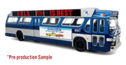 1963 GM TDH-5303 Transit Bus: MTA New York City 1:43 ABS Plastic Bus Model by Iconic Replicas