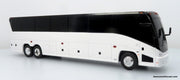 MCI J4500 Coach: Blank White — Bus Bank 1:50 ABS Plastic Bus Model by Iconic Replicas