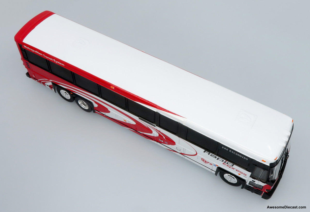 MCI D4500CT Coach: San Diego MTS Rapid Express 1:50 Model Bus by