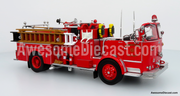 1965 Crown FireCoach: LACoFD Engine 51 - 1:50 Diecast Fire Truck Model by Iconic Replicas