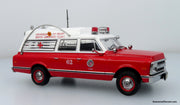1969 Chevrolet C-10 Ambulance: Los Angeles City Fire Department 1:50 Diecast Model Car by Iconic Replicas