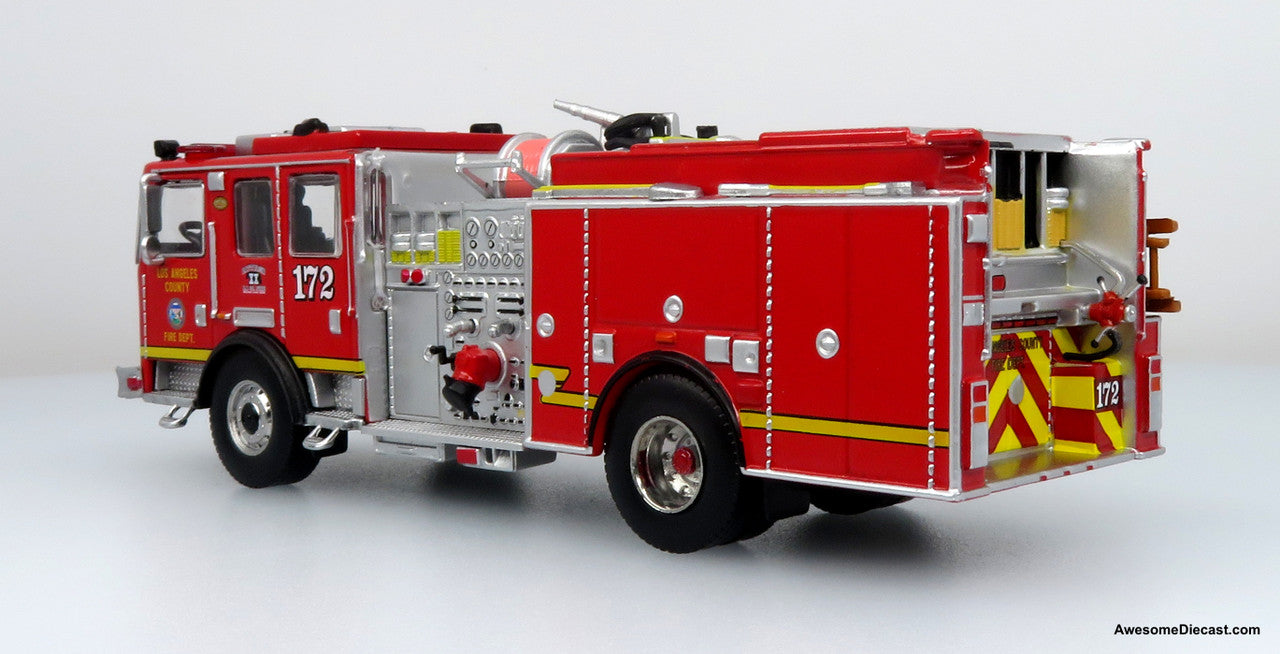 Iconic Replicas 1:64 KME Predator Fire Engine: LACFD - Engine 172