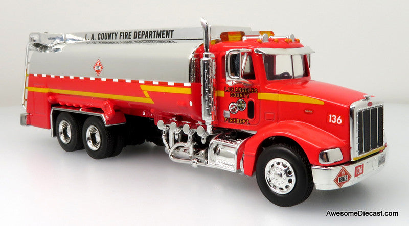 Iconic Replicas 1:64 Peterbilt 385 Remote Re-Fueling Tanker: LACoFD