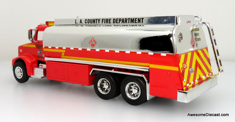Iconic Replicas 1:64 Peterbilt 385 Remote Re-Fueling Tanker: LACoFD