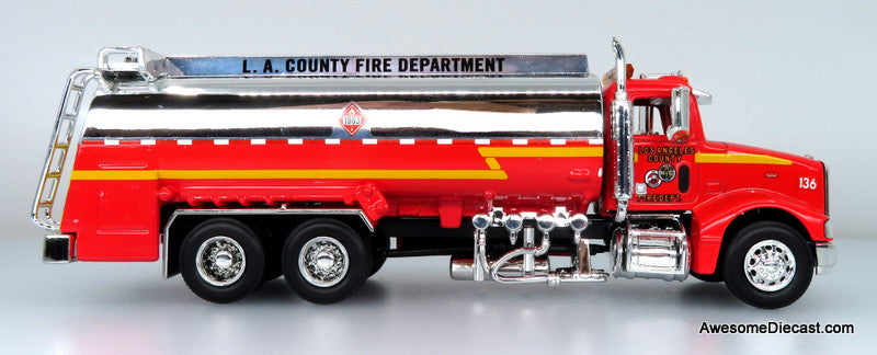 Iconic Replicas 1:64 Peterbilt 385 Remote Re-Fueling Tanker: LACoFD