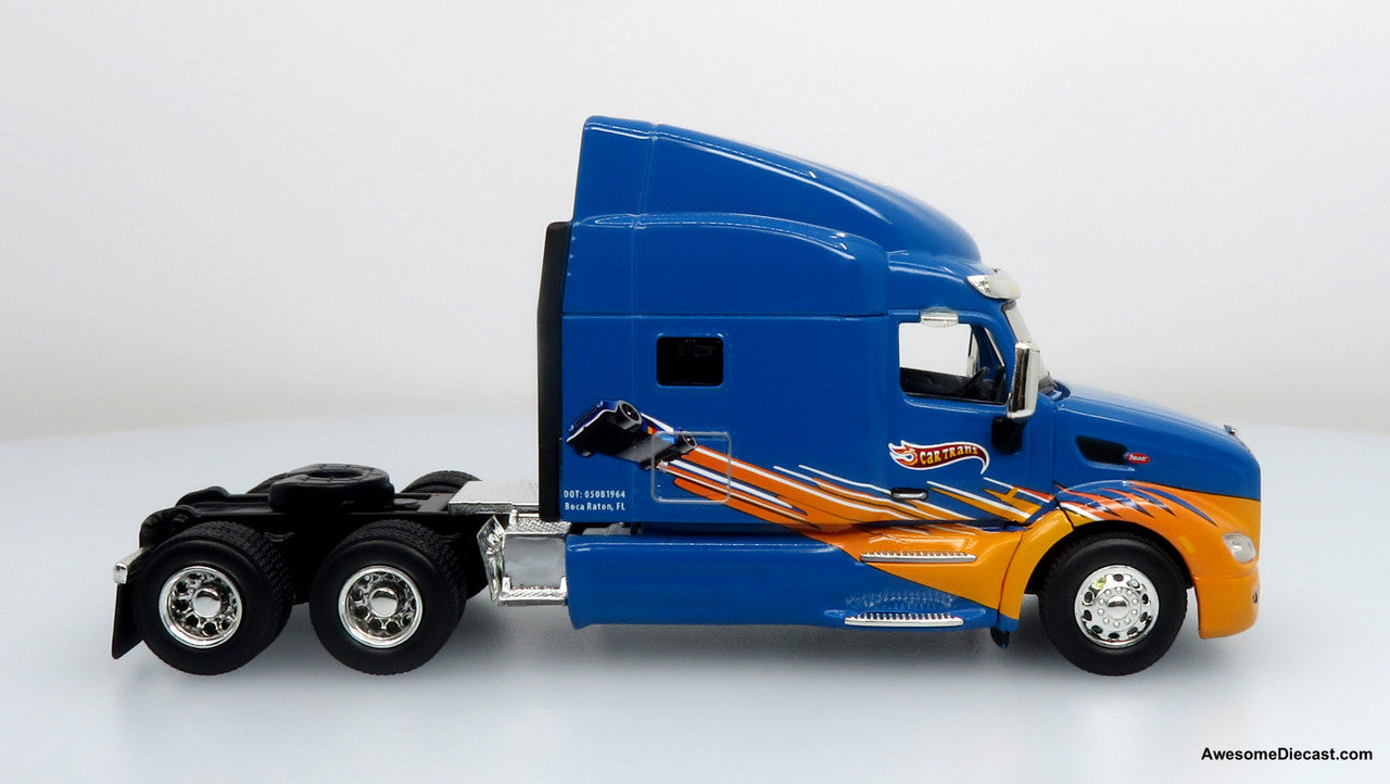 Peterbilt 579 w/ Car Hauler - CarTrans Livery 1:64 Diecast Truck by Iconic Replicas