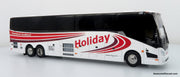 Prevost H3-45 Coach: Holiday Tours 1:64 Diecast Model Bus by Iconic Replicas
