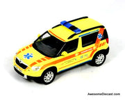 Abrex 1:43 Skoda Yeti Pilsen Emergency ZZS Czech Republic