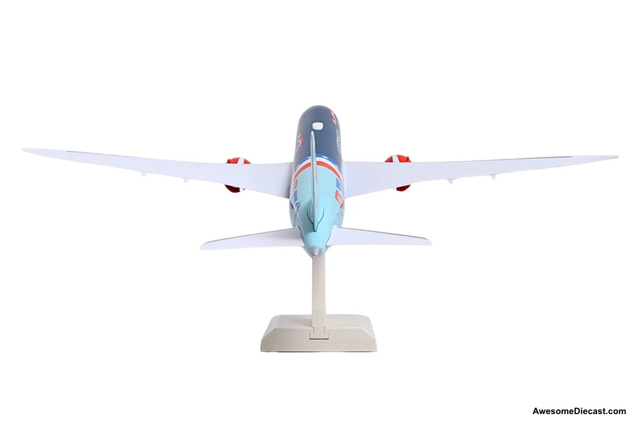 Boeing 787-9 Dreamliner: America 250th Anniversary 1:200 ABS Plastic Model Plane by Sky Marks
