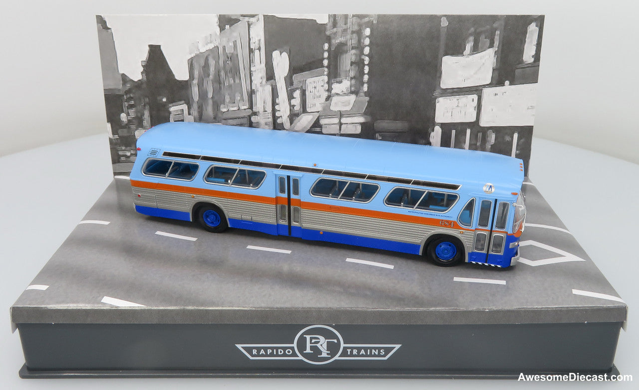 GM New Look Transit Bus: MSBA Long Island 1:87 (HO) ABS Plastic Bus by Rapido