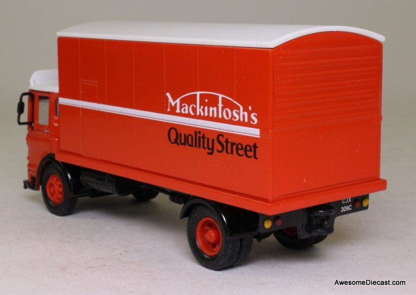 Corgi 1:50 AEC Truck Ergomatic Cab 4 Wheel Rigid Box Van 'Mackintosh's Quality Street'