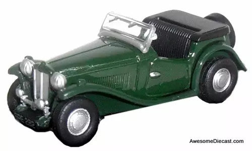 MG TC, Racing Green 1:76 Diecast Model Car by Oxford Diecast