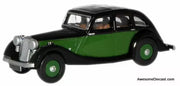 Riley Kestrel, Green and Black 1:76 Diecast Model Car by Oxford Diecast
