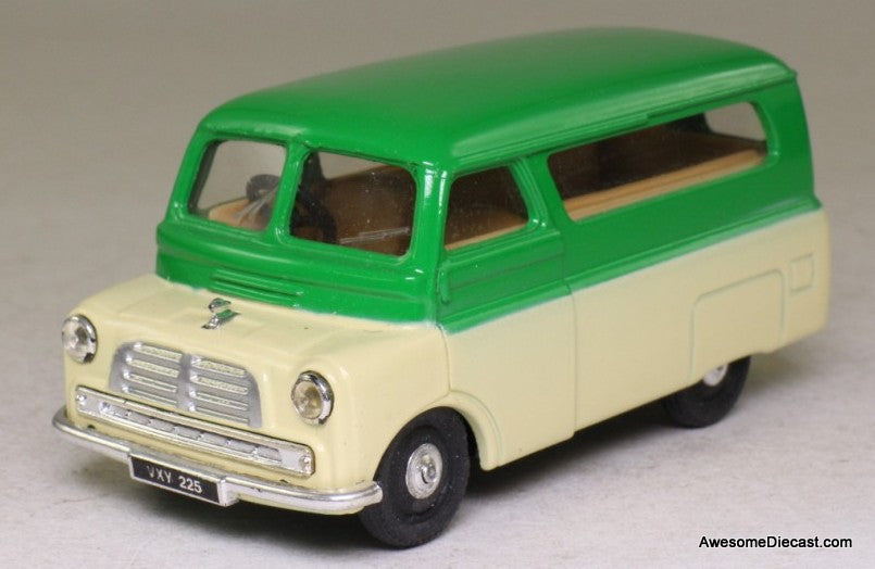 Only One! Corgi 1:43 Bedford CA Dormobile crew bus, Green/White