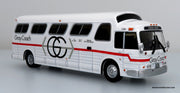 1966 GM PD4107 "Buffalo" Coach - Gray Coach - Route: Pearson Airport - 1:87 Diecast Bus by Iconic Replicas