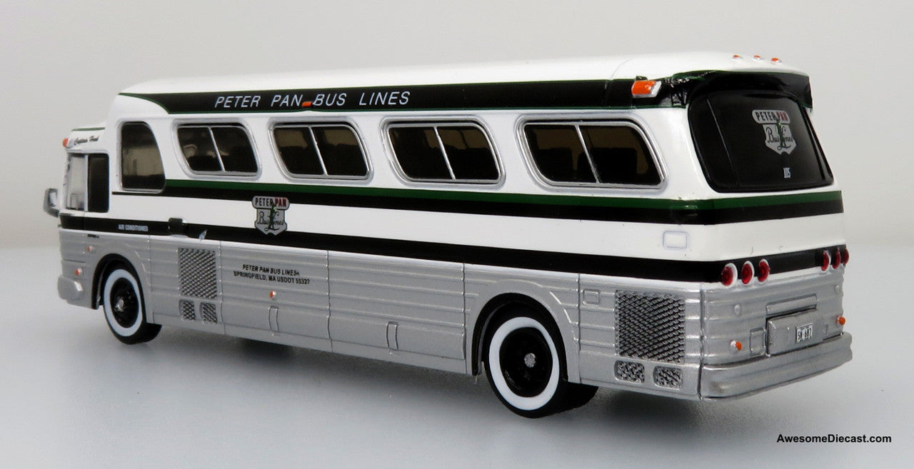 Iconic Replicas 1:87 1966 GM PD4107 "Buffalo" Coach: Peter Pan Bus Lines