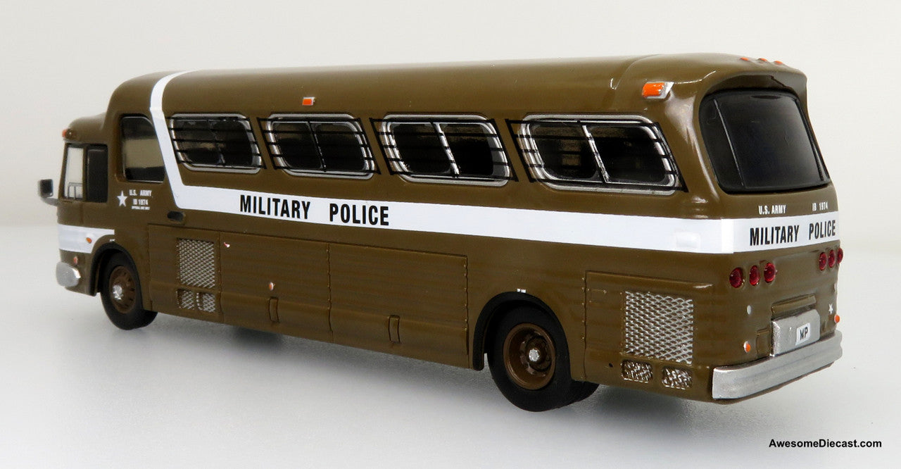 Iconic Replicas 1:87 1966 GM PD4107 "Buffalo" Coach: Military Police
