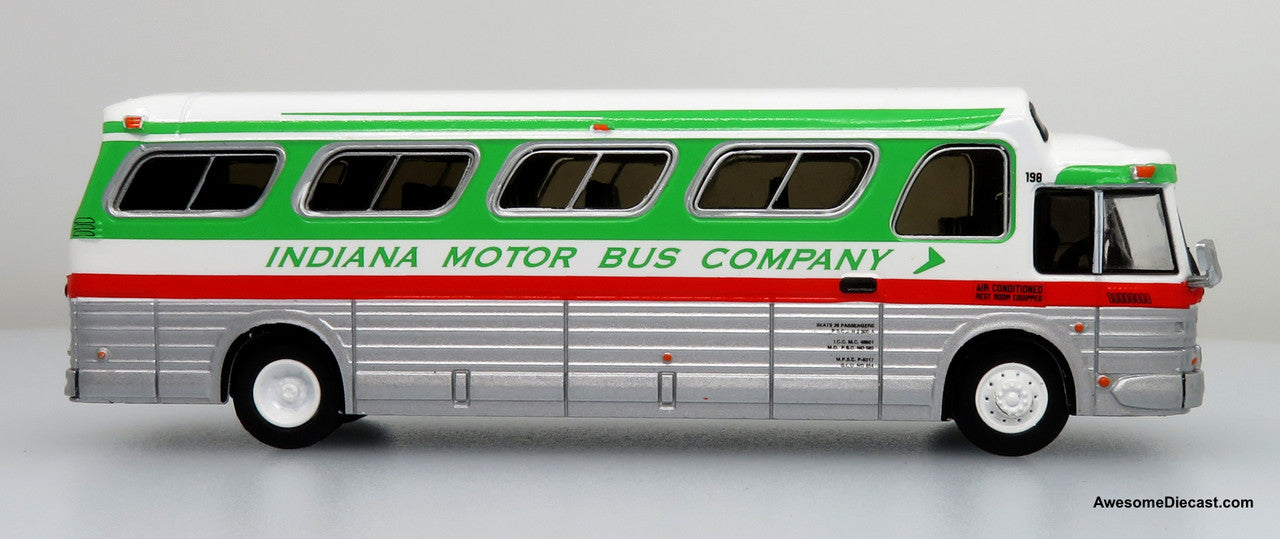 Iconic Replicas 1:87 1966 GM PD4107 "Buffalo" Coach: Indiana Motor Bus Company