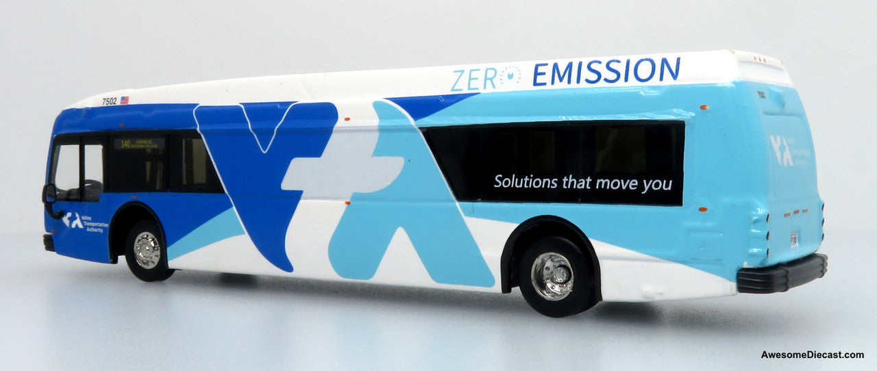 Iconic Replicas 1:87 2021 Proterra ZX5 Electric Transit Bus: Santa Clara Valley