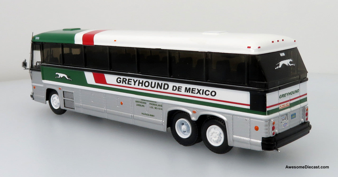 Last One!! MCI MC-9 Crusader II Intercity Coach: Greyhound De Mexico 1:87 (HO) Diecast Model Bus by Iconic Replicas