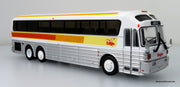 1984 Eagle Model 10 Coach - Corporate (White/Yellow/Orange) 1:87 Diecast Bus by Iconic Replicas