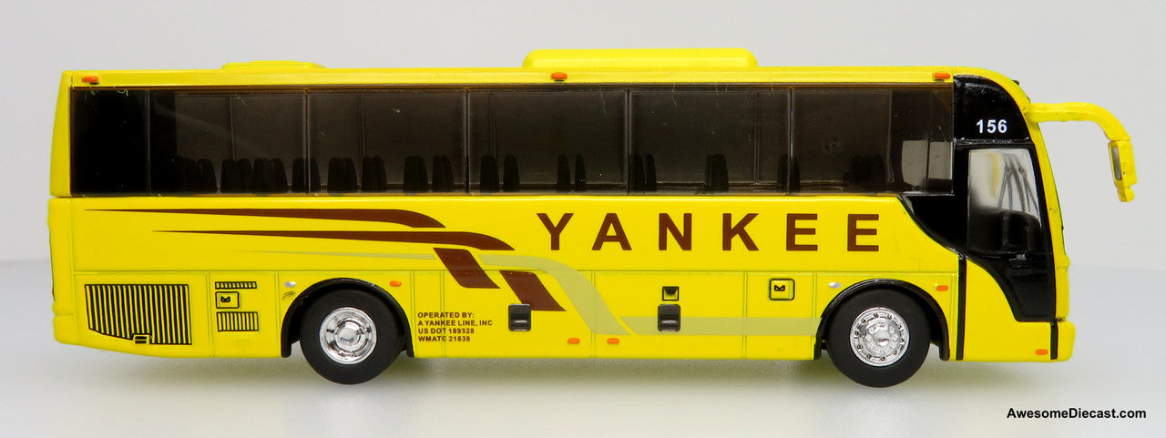 2018 TEMSA TS35E Coach - Yankee Line (Yellow) - 1:87 (HO) Diecast Bus by Iconic Replicas