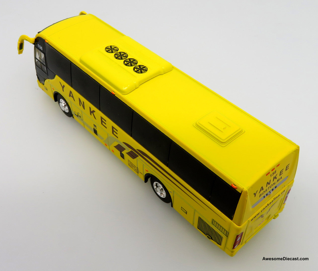 2018 TEMSA TS35E Coach - Yankee Line (Yellow) - 1:87 (HO) Diecast Bus by Iconic Replicas