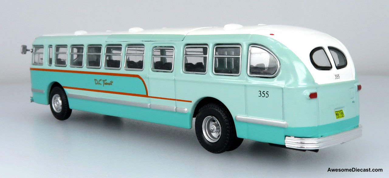 1952 ACF Brill CD-44 Transit Bus - DC Transit - Route: 30 17th & Penna SE - 1:87 (HO) Diecast Bus by Iconic Replicas
