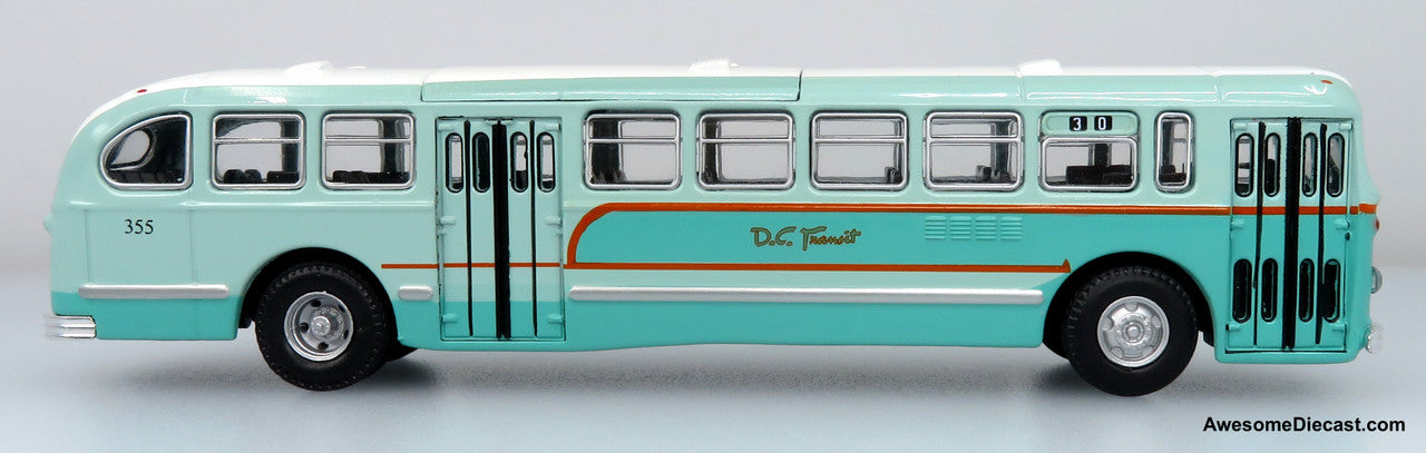 1952 ACF Brill CD-44 Transit Bus - DC Transit - Route: 30 17th & Penna SE - 1:87 (HO) Diecast Bus by Iconic Replicas
