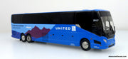 Prevost H3-45 Coach: United Airlines / Landline 1:87 Diecast Bus by Iconic Replicas