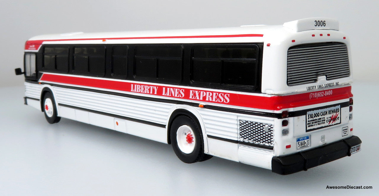 Iconic Replicas 1:87 MCI Classic Suburban Bus: Liberty Lines Express
