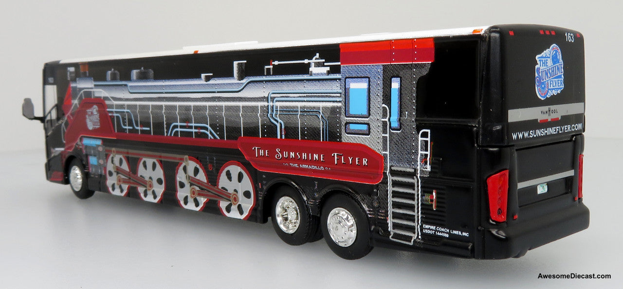 Iconic Replicas 1:87 Van Hool CX-45 Coach: The Sunshine Flyer / Empire Coach Lines Locomotive
