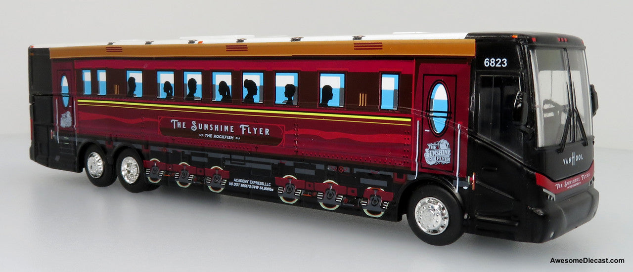 Iconic Replicas 1:87 Van Hool CX-45 Passenger Coach: The Sunshine Flyer / Academy Bus Lines