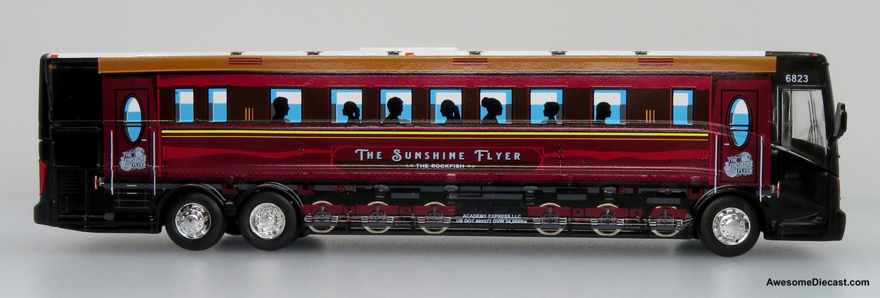 Iconic Replicas 1:87 Van Hool CX-45 Passenger Coach: The Sunshine Flyer / Academy Bus Lines