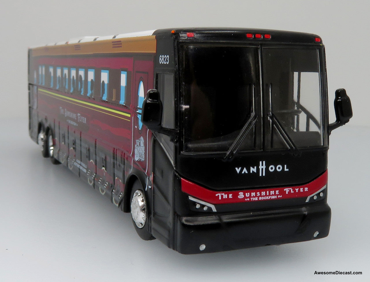 Iconic Replicas 1:87 Van Hool CX-45 Passenger Coach: The Sunshine Flyer / Academy Bus Lines
