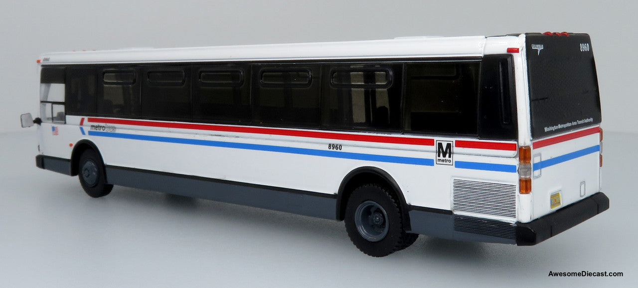 1980 Grumman 870 Transit Bus - WMATA Washington - Route: 16S Pentagon - 1:87 Diecast Model by Iconic Replicas