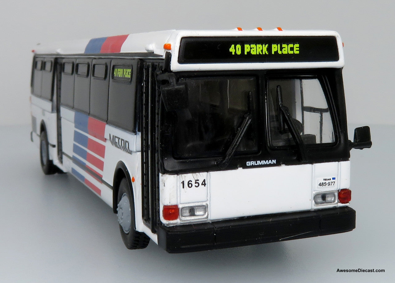 Iconic Replicas 1:87 1980 Grumman 870 Transit Bus: Houston METRO