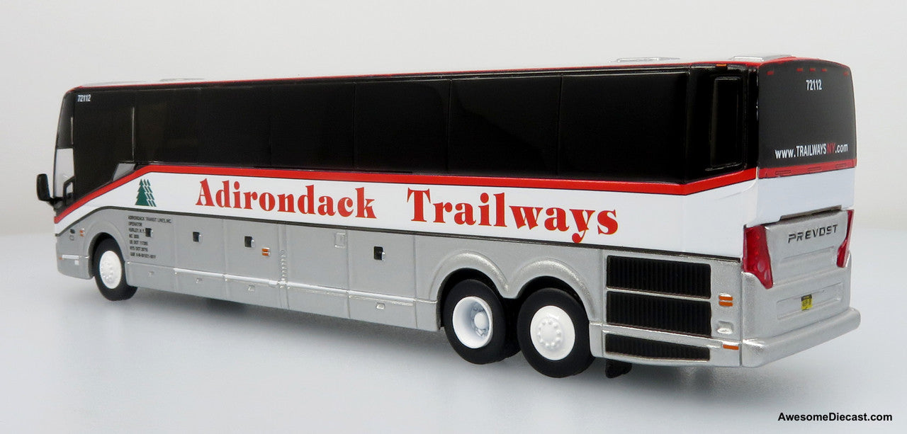 Prevost H3-45 Coach: Adirondack Trailways 1:87 Diecast Model Bus