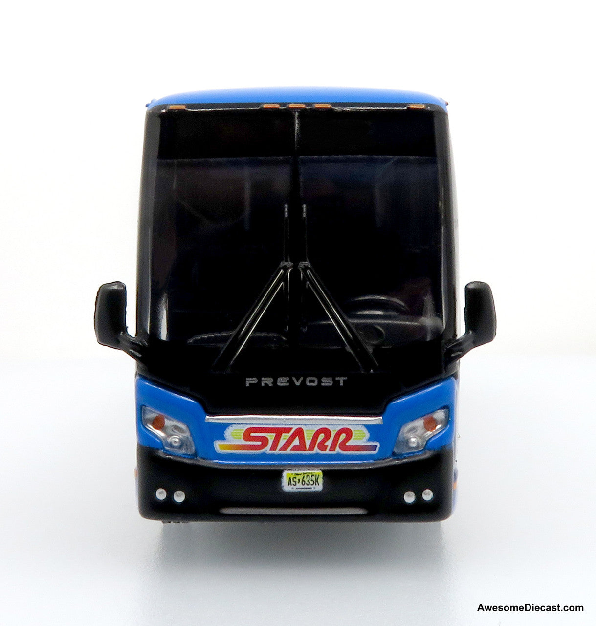 Prevost H3-45 Coach: Starr Tours 1:87 Diecast Model Bus by Iconic Replicas