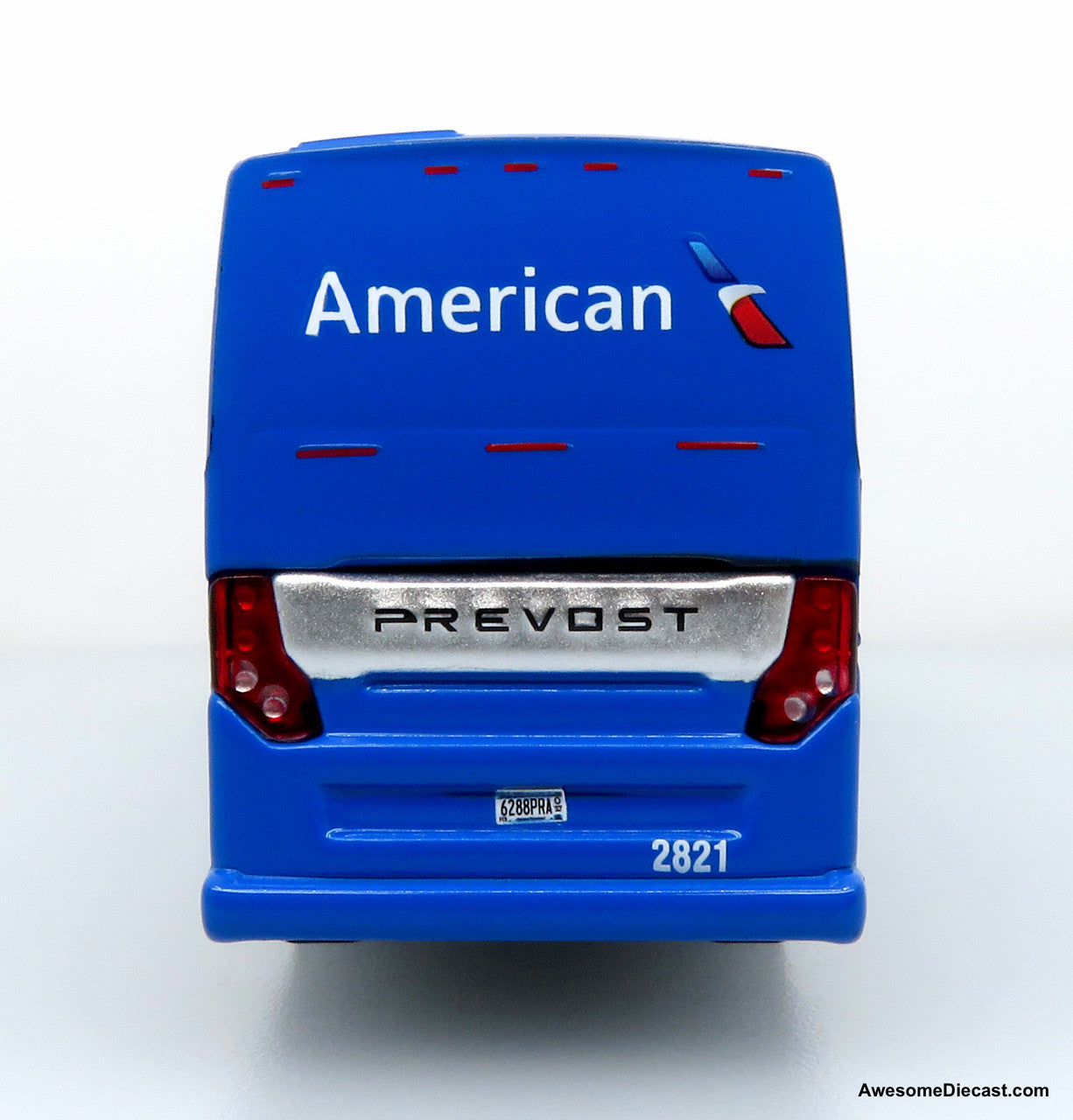 Prevost H3-45 Coach: American Airlines / Landline 1:87 Diecast Model Bus by Iconic Replicas