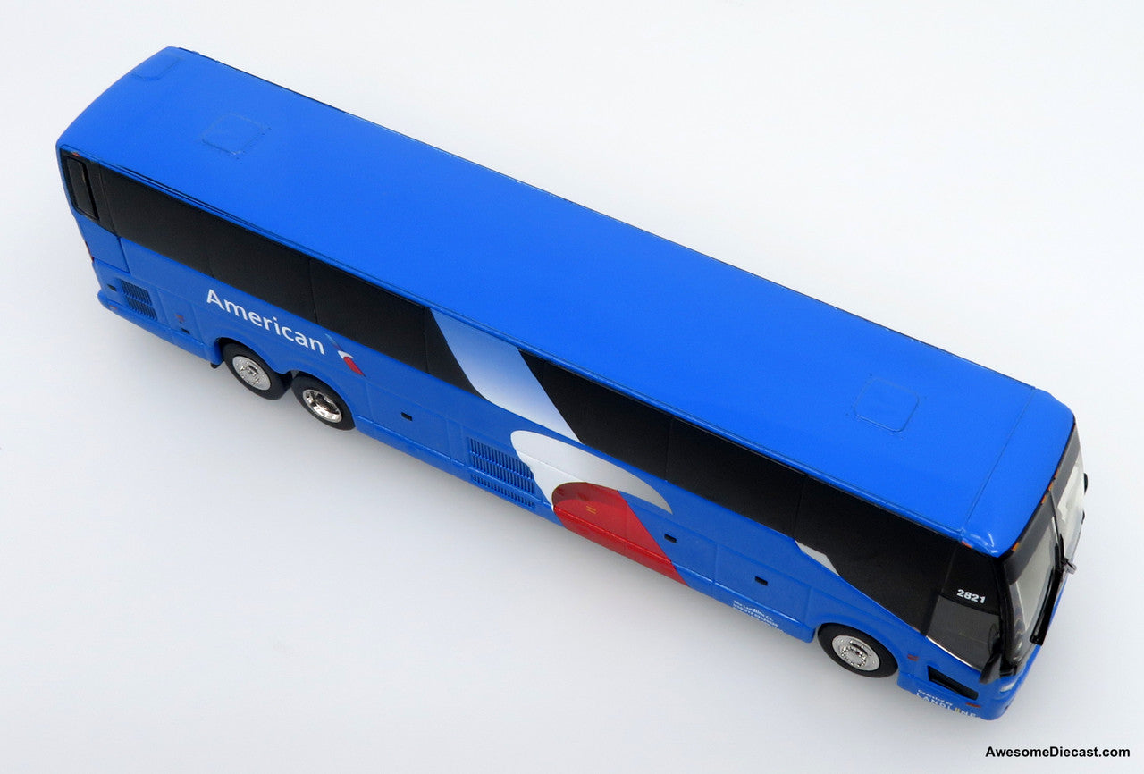 Prevost H3-45 Coach: American Airlines / Landline 1:87 Diecast Model Bus by Iconic Replicas