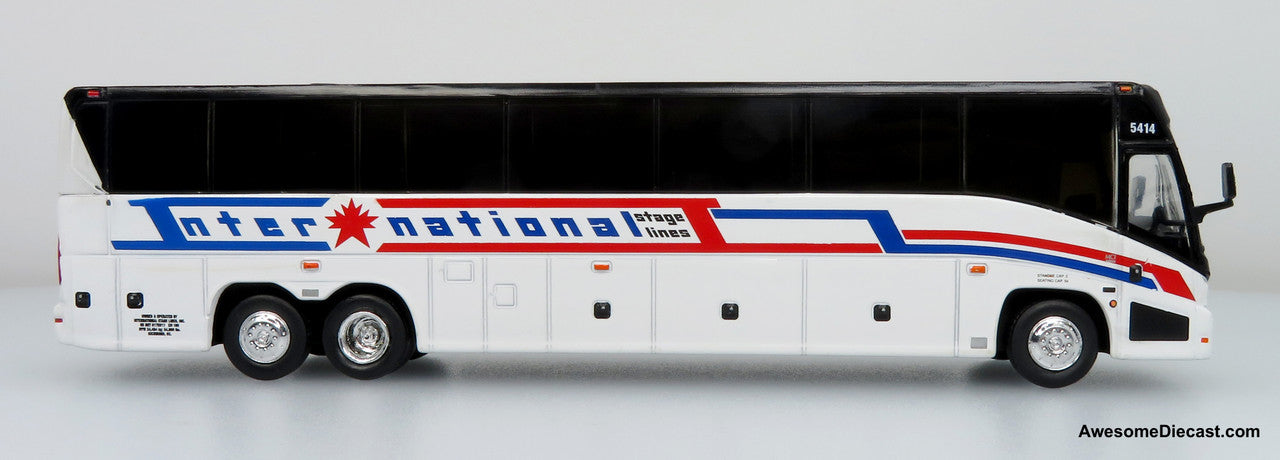 Iconic Replicas 1:87 MCI J4500 Coach: International Stage Lines